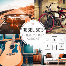 Load image into Gallery viewer, Rebel 60&#39;s  Photoshop Actions
